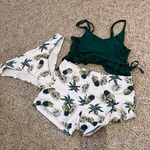 3-Piece Swim Shein XL NEW